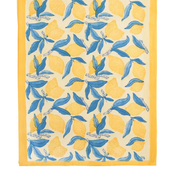 Geometric Lemon Grove Table Runner