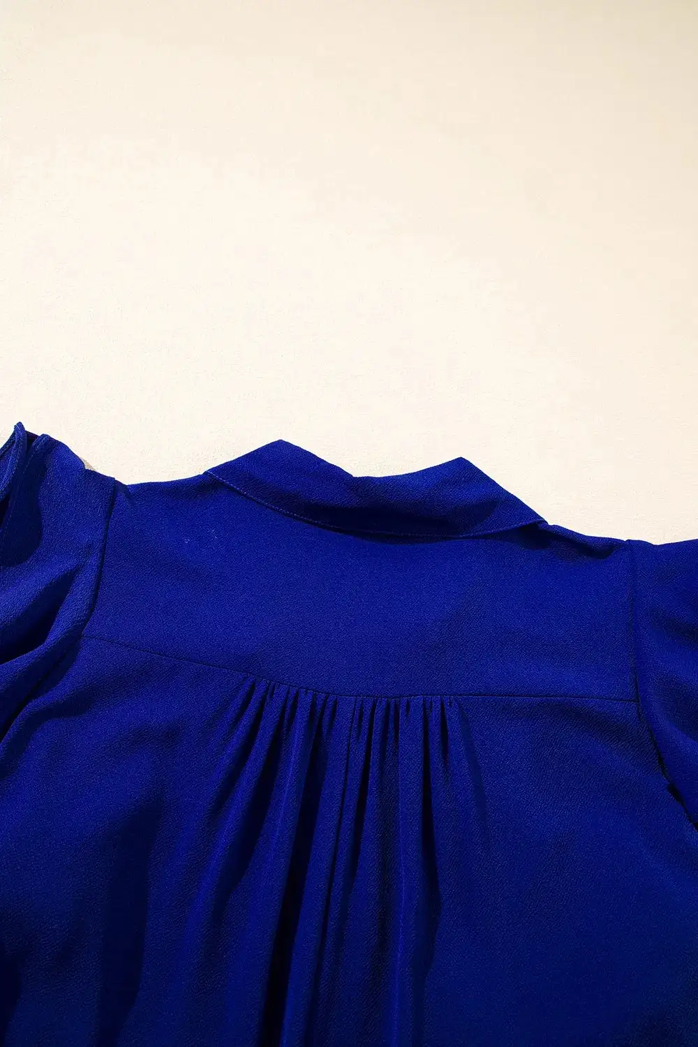 Easy Tie Detail Ruffle Trim Dress