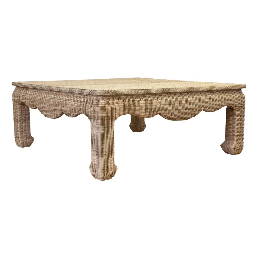 Rattan Square Coffee Table