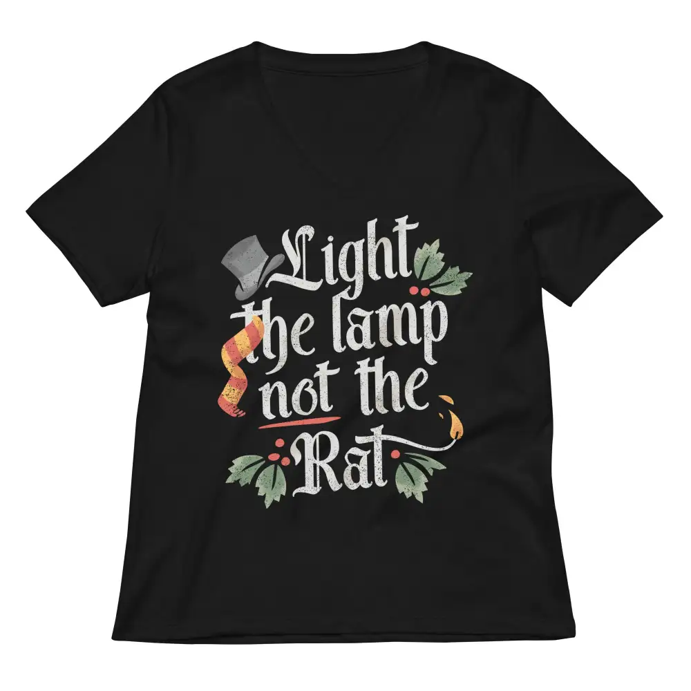 Lamp Rat V Neck Tee
