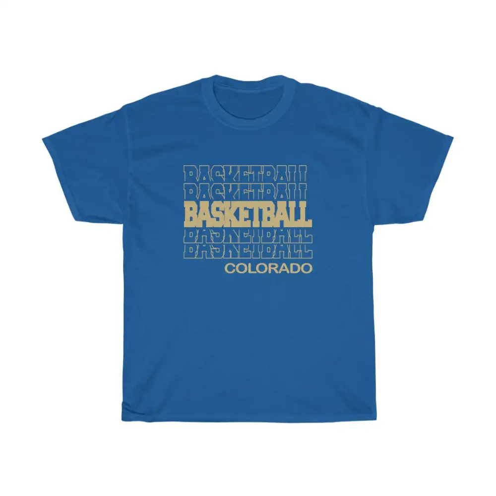Basketball Colorado in Modern Stacked Lettering