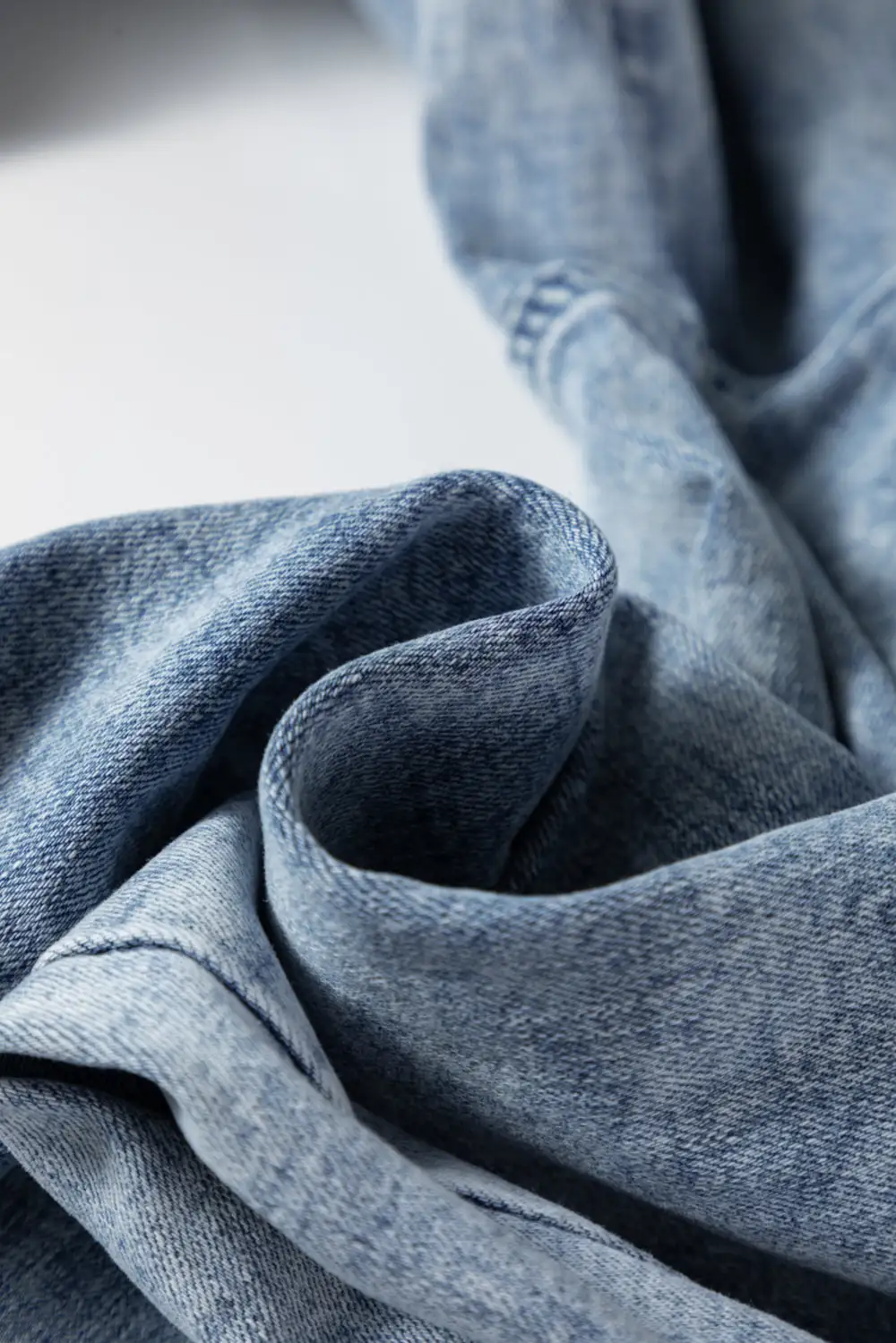 High Waist Seam Detail Denim Jeans