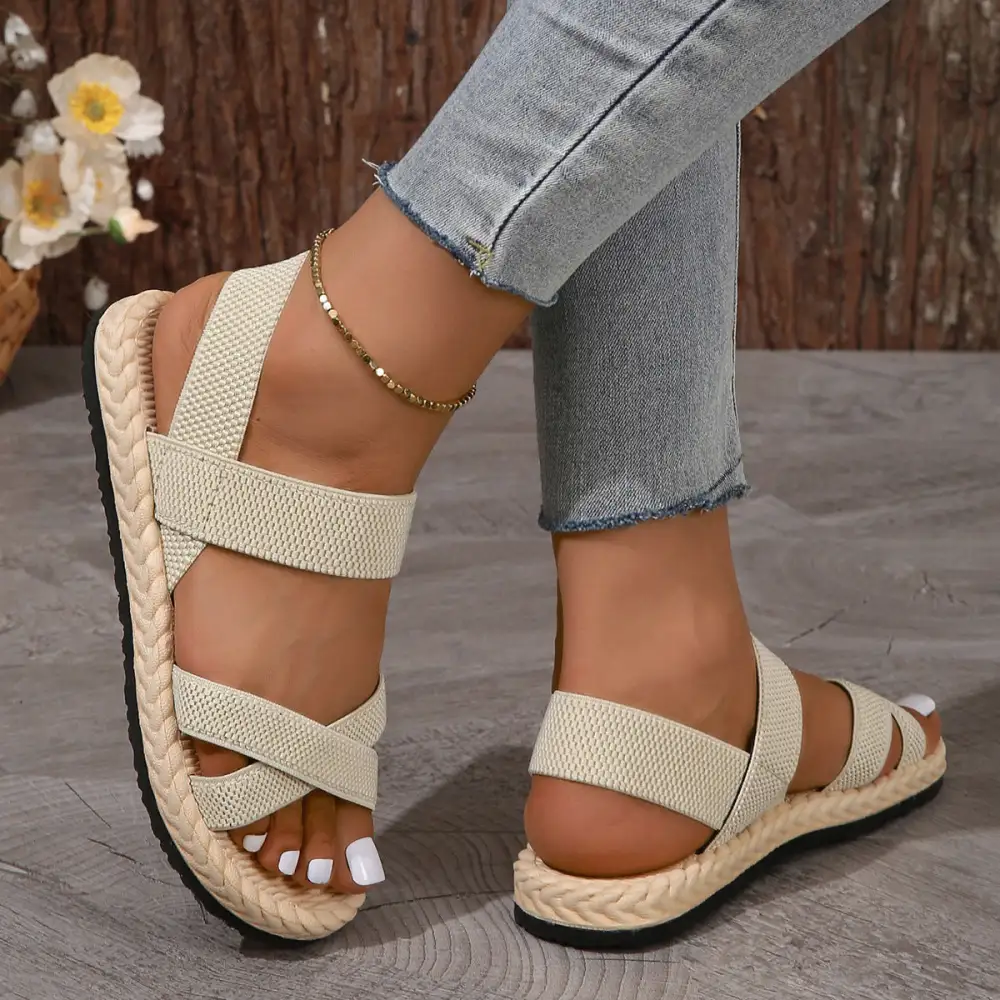 Flats Crisscross Sandals