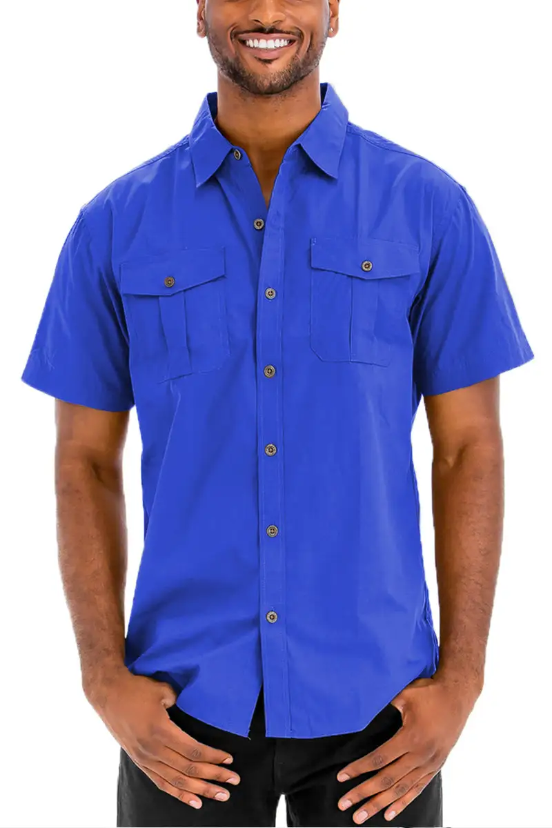 Two Pocket Button-Up Shirt