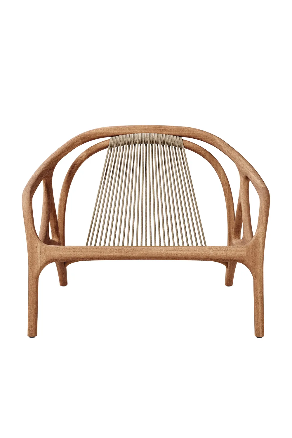 Refined Outdoor Lounge Chair