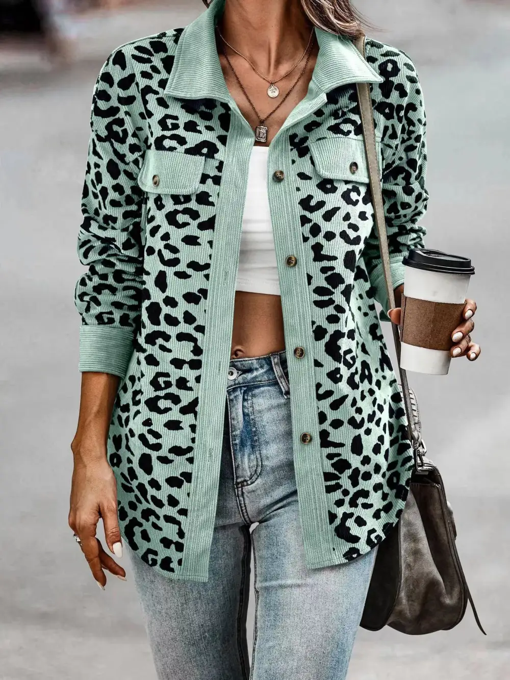Full Size Zip Up Zebra Print Bomber Jacket