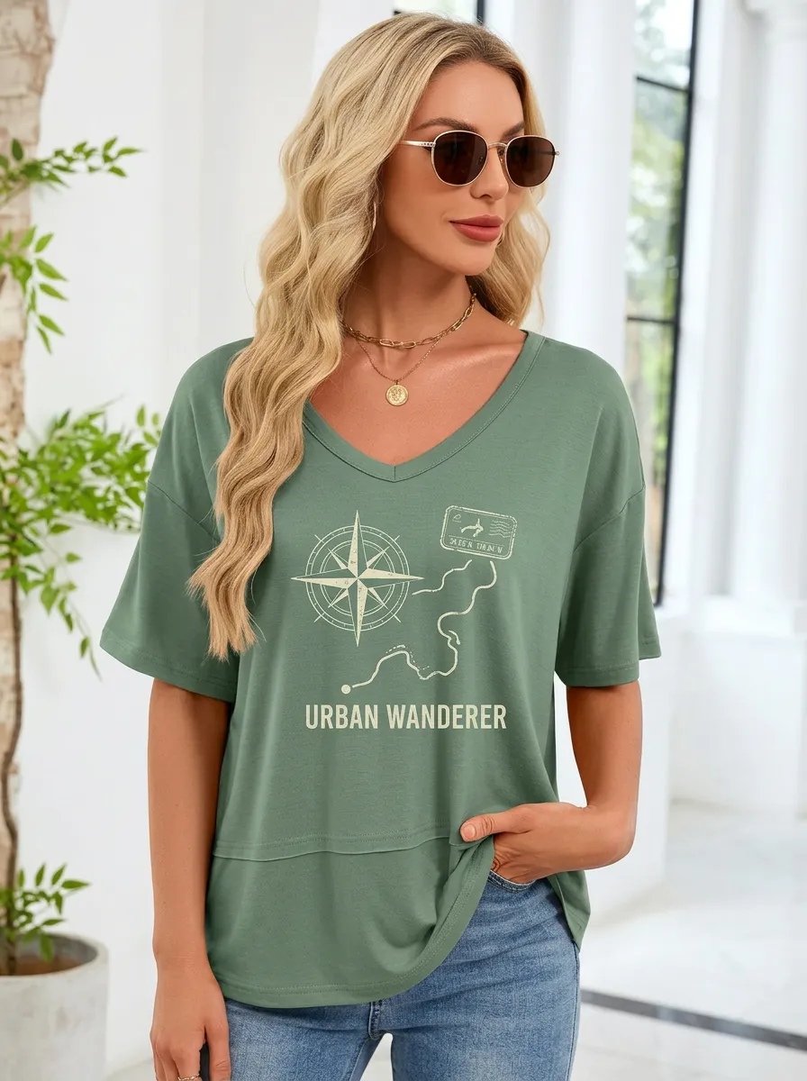Urban Wanderer Compass T-Shirt