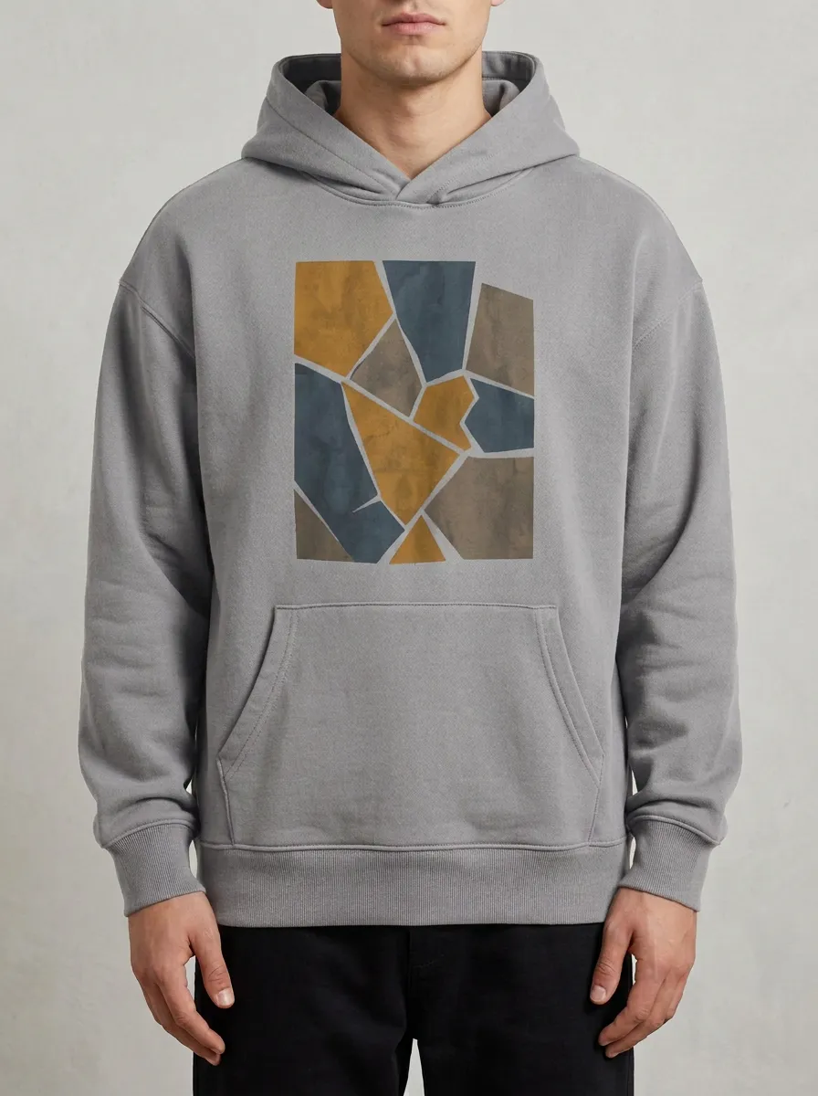 Easy-Layer Abstract Geometric Hoodie