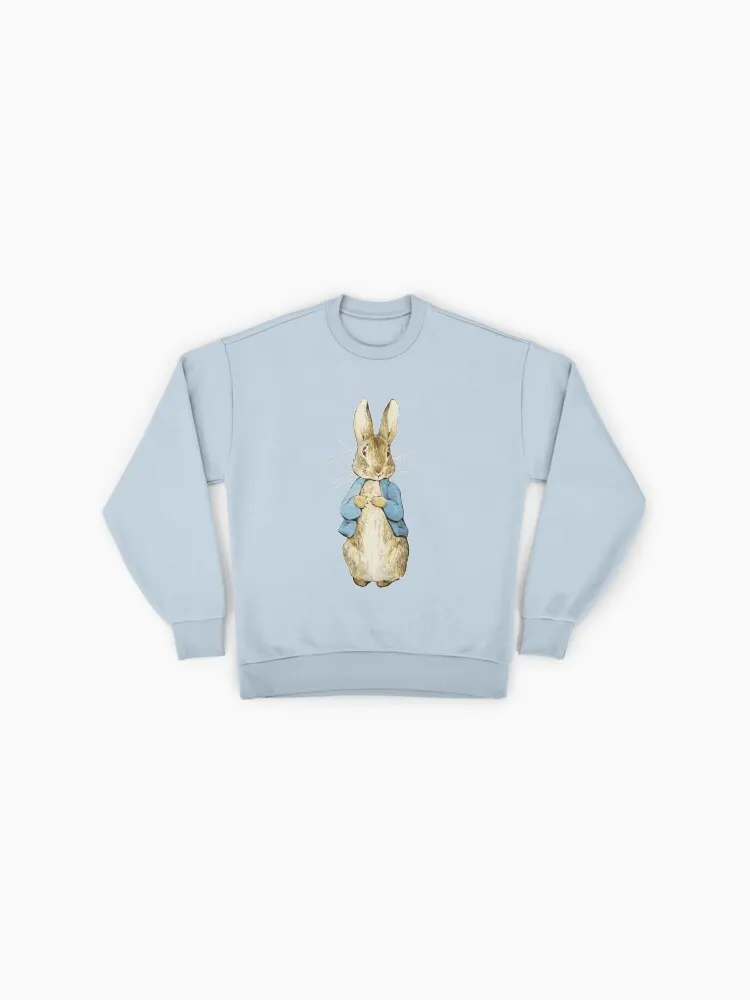 Classic Cartoon Bunny Graphic Sweatshirt