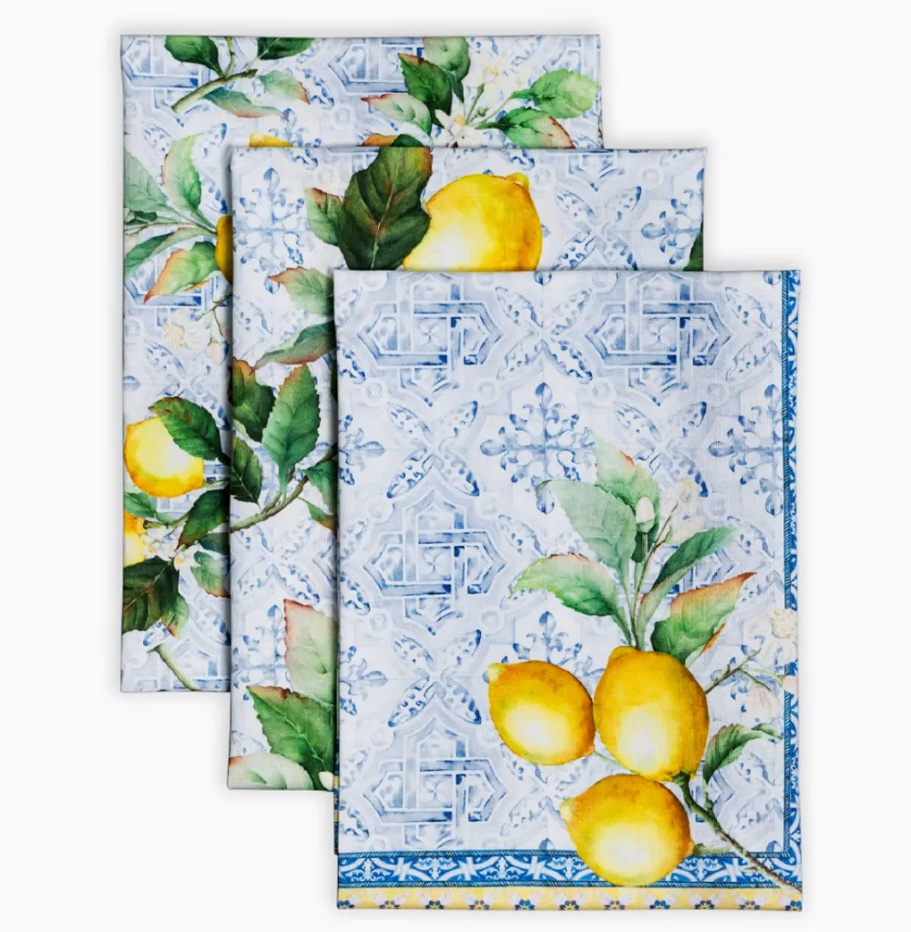 Citrus Cotton Kitchen Towel Set