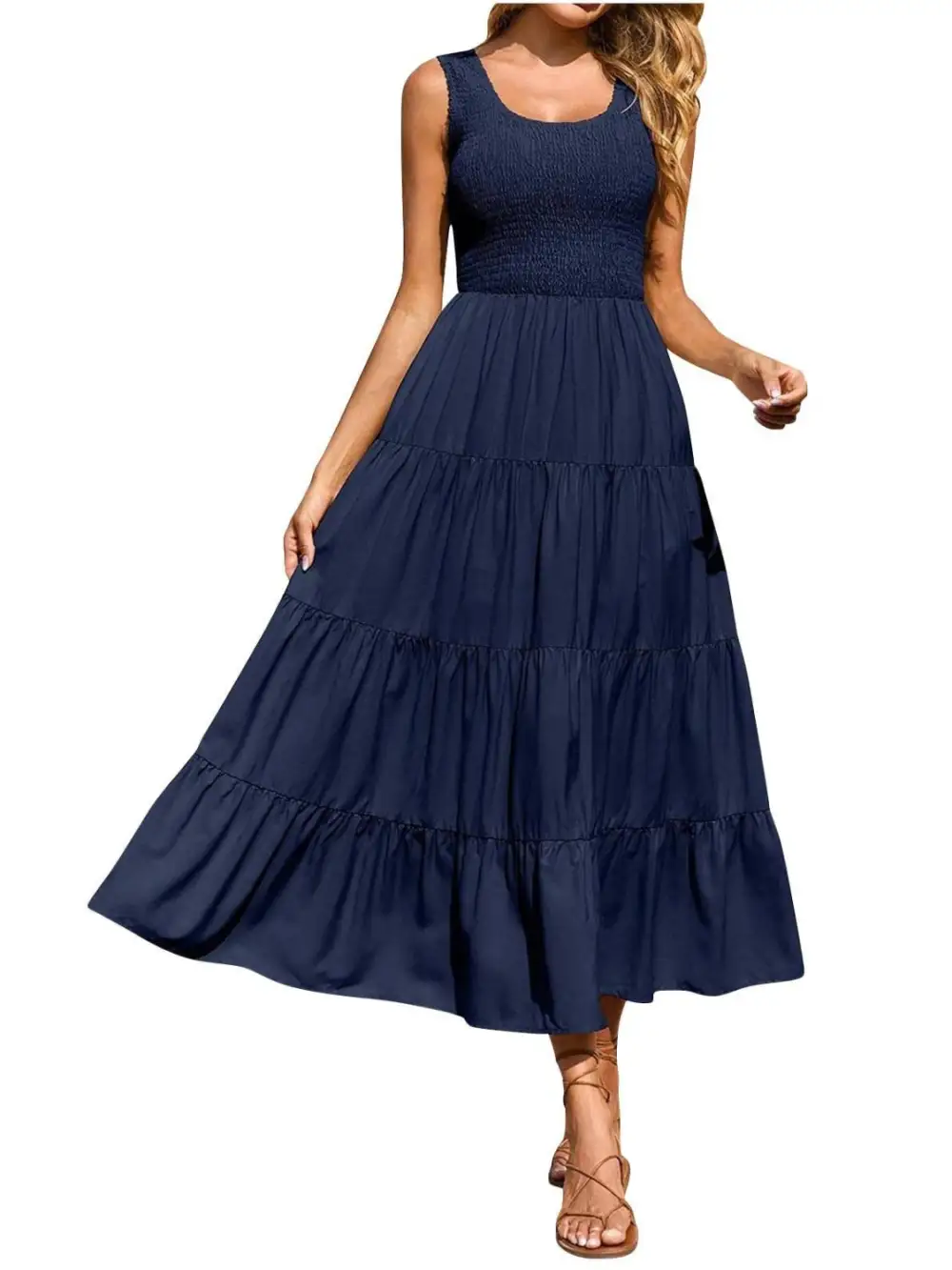 Classic Tiered Casual Dress