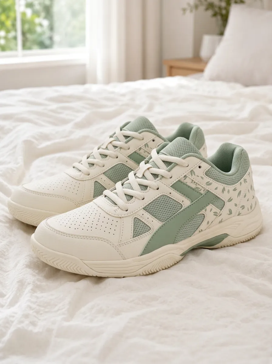 Women's Tempo Leaf Pattern Printed Sneakers
