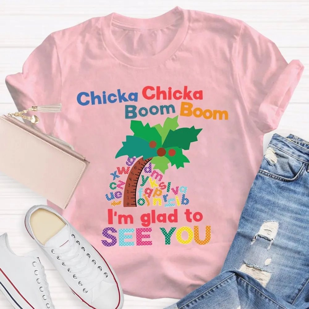 I'M Glad To See You Reading Teacher T-Shirt