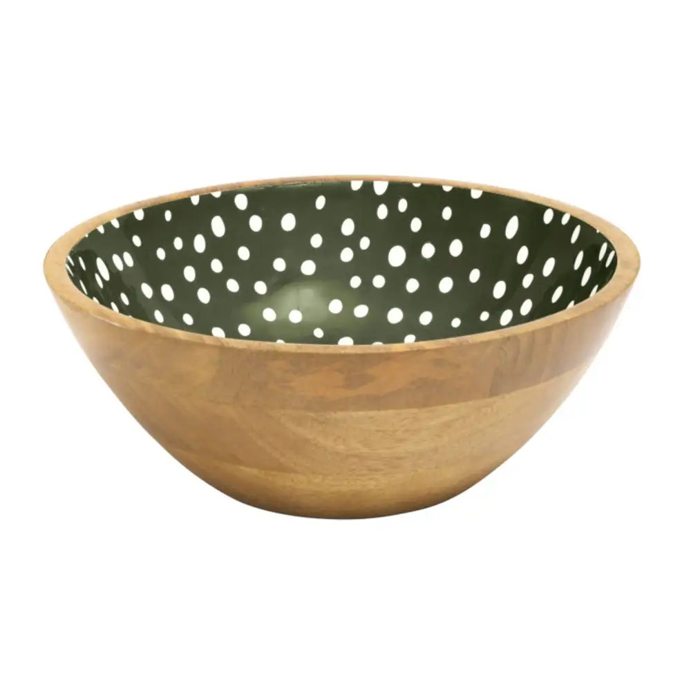 Mango Wood Salad Bowl for Side Dishes