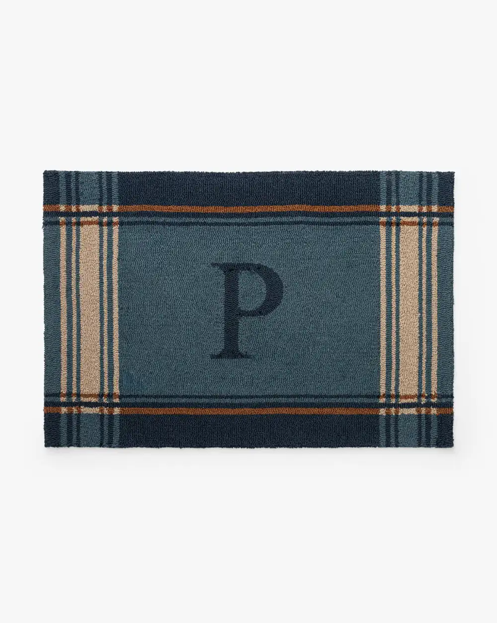 Personalized Plaid Doormat