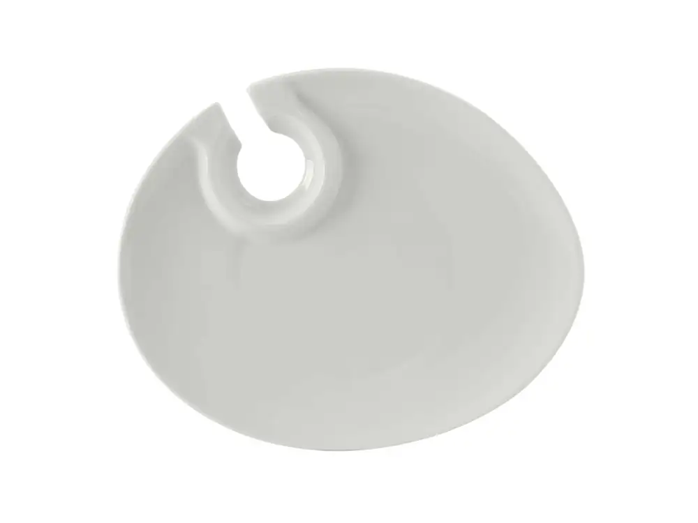 Smooth Finish Wine And Appetizer Plate
