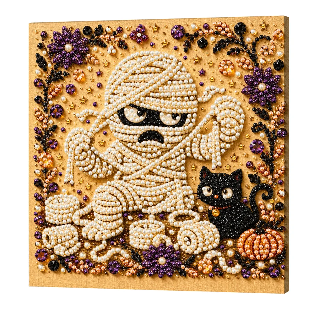 Mummy Framed Pearl Art Kit