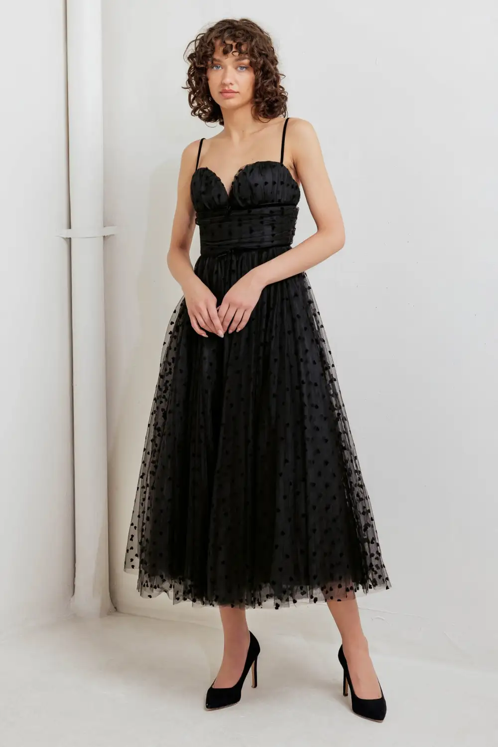 Tulle Midi Dress