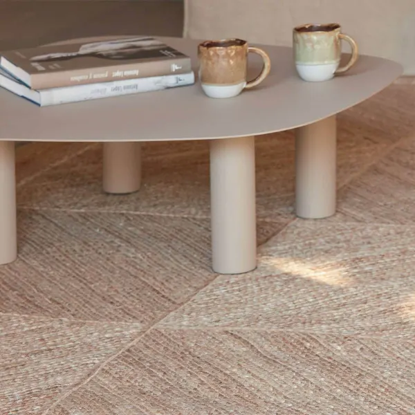 Jute Handwoven Braided Layered Area Rug