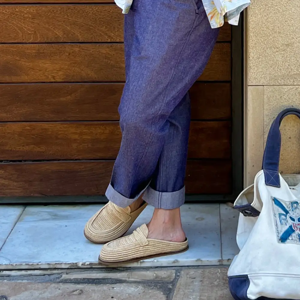 Breathable Woven Casual Slippers