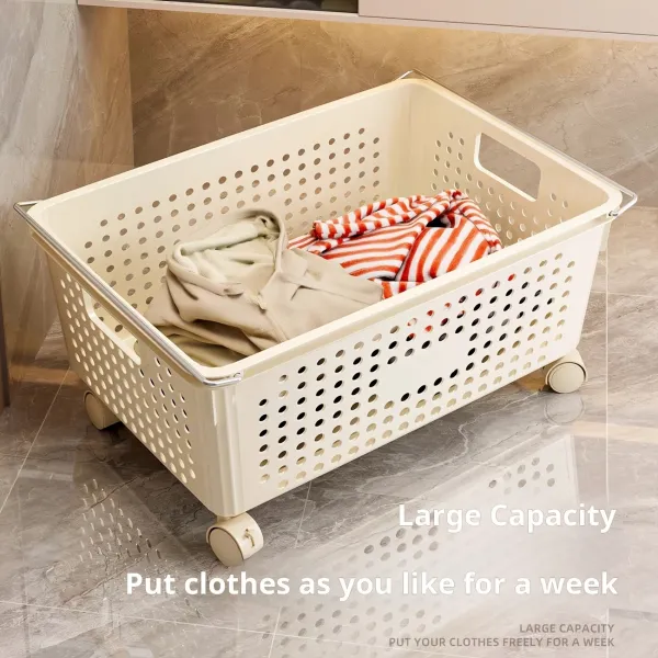 Wheeled Perforated Storage Bin