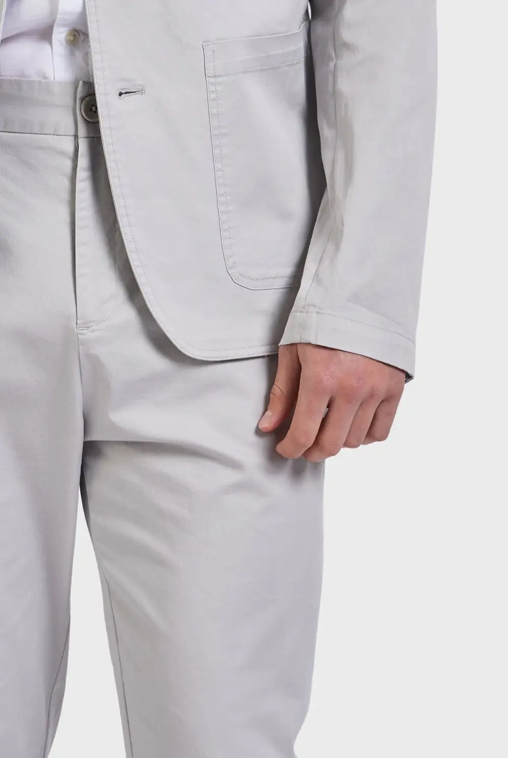 Slim Fit 5 Pocket Stretch Cotton Casual Pants