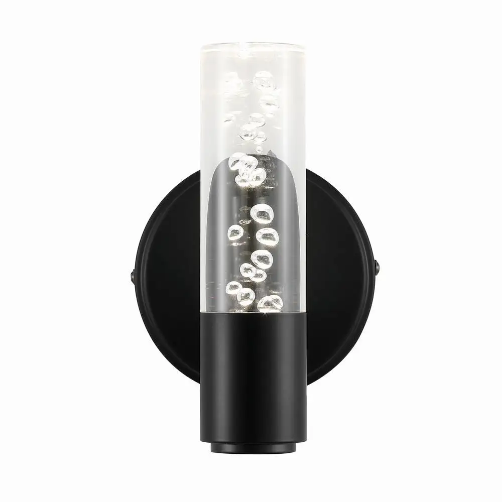 Single-Light Minimalist Modern Bubble Acrylic/iron Integrated LED Vanity Light