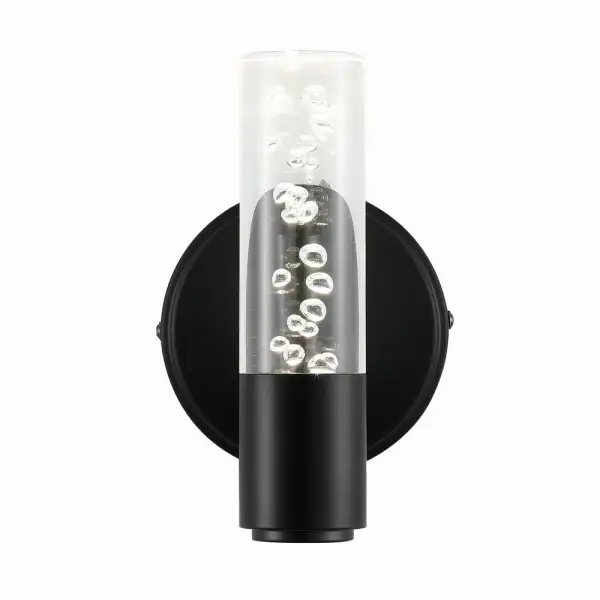Single-Light Minimalist Modern Bubble Acrylic/iron Integrated LED Vanity Light