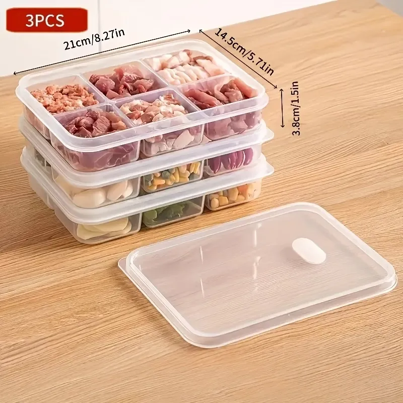 Divided Freezer Storage Box