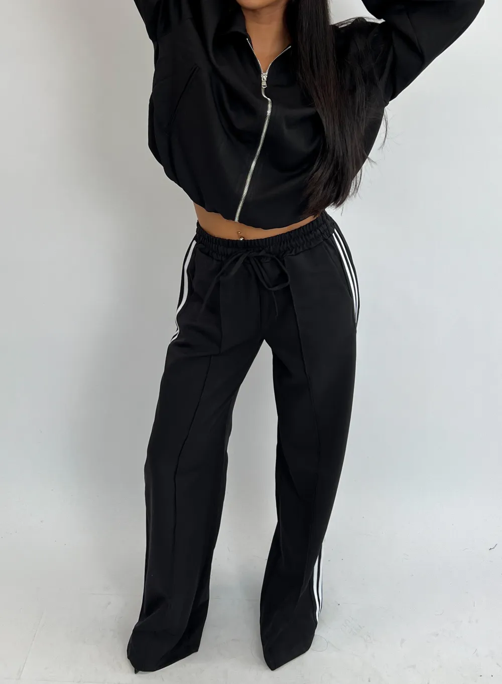 Striped Tailored Jogger Pants