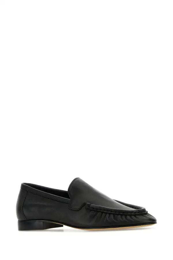 Nappa Pebbled Leather Loafers