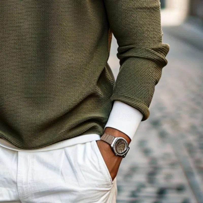 Easy Knit Zip Sweater