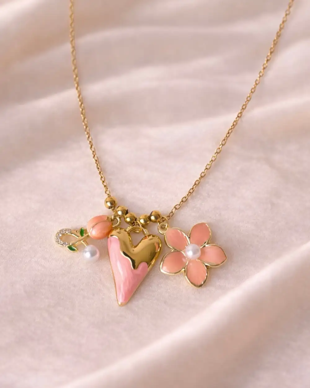 Classic Stainless Steel Heart Fashion Necklace