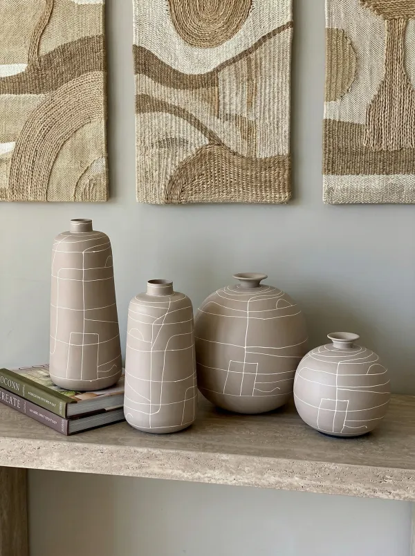 Vase Beige Large