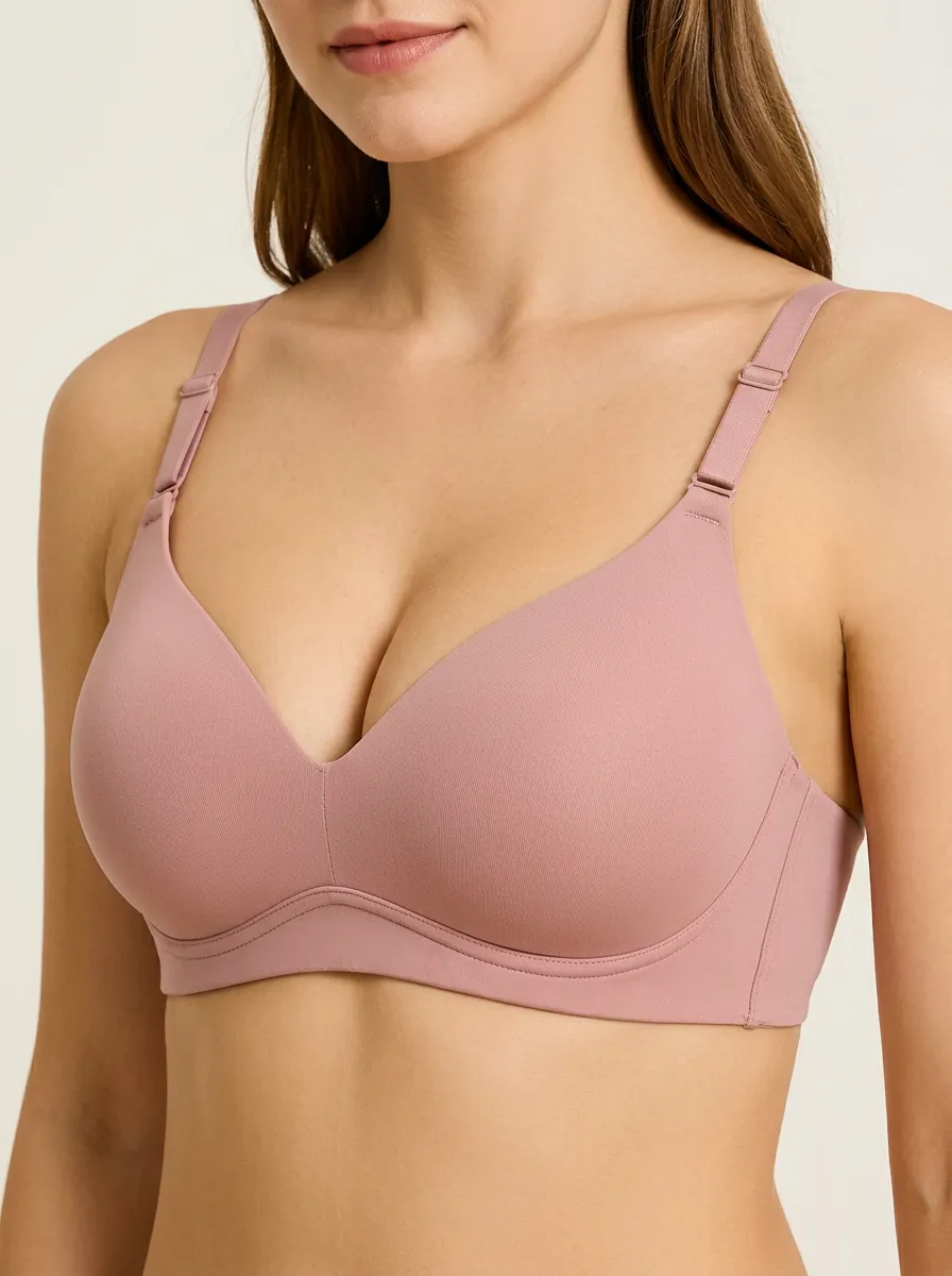 Classic Padded Seamless Casual Look Women's Bra