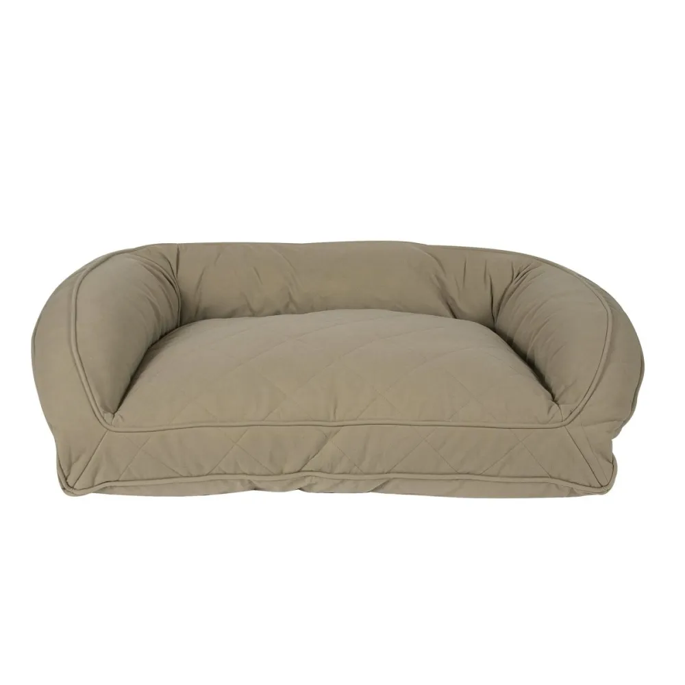 Bolster Quilted Playful Simple Pet Bed