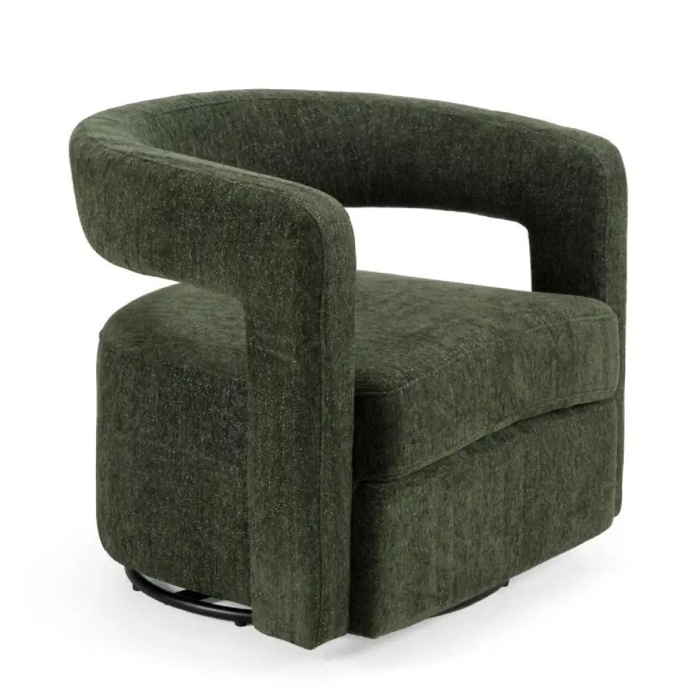 Textured Swivel Accent Chair