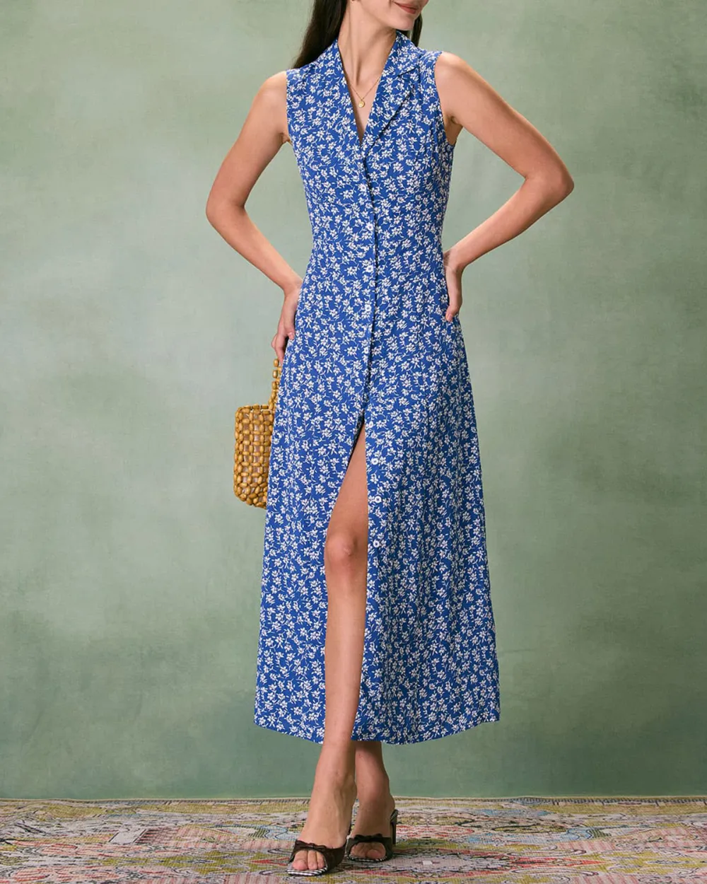 Floral Ultra Long Dress