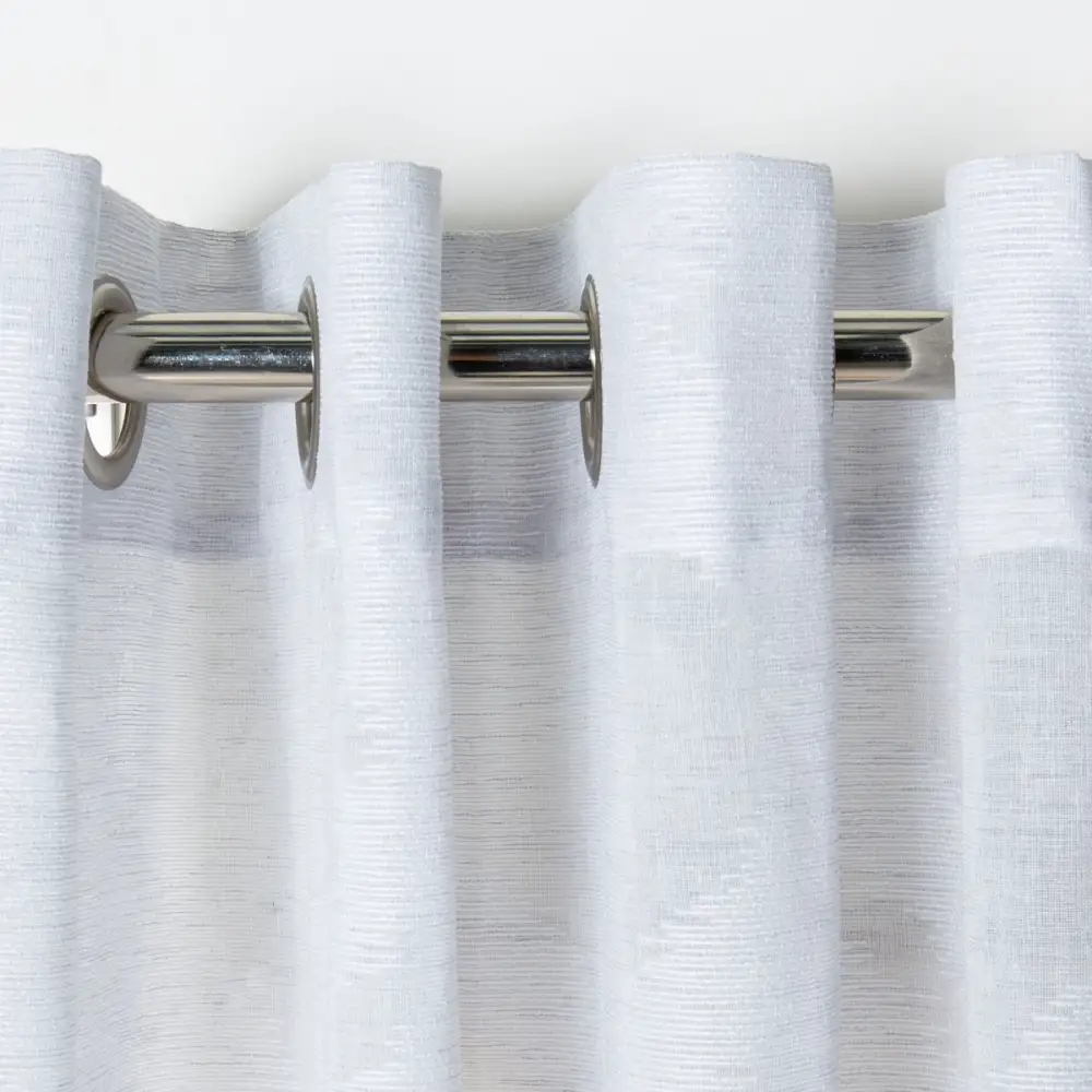Semi-Sheer Lattice Eyelet Modern Curtain Panel