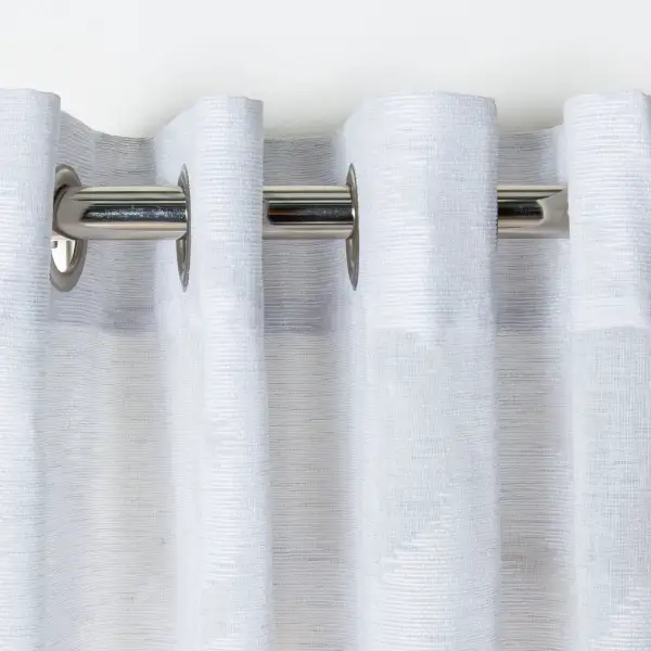 Semi-Sheer Lattice Eyelet Modern Curtain Panel
