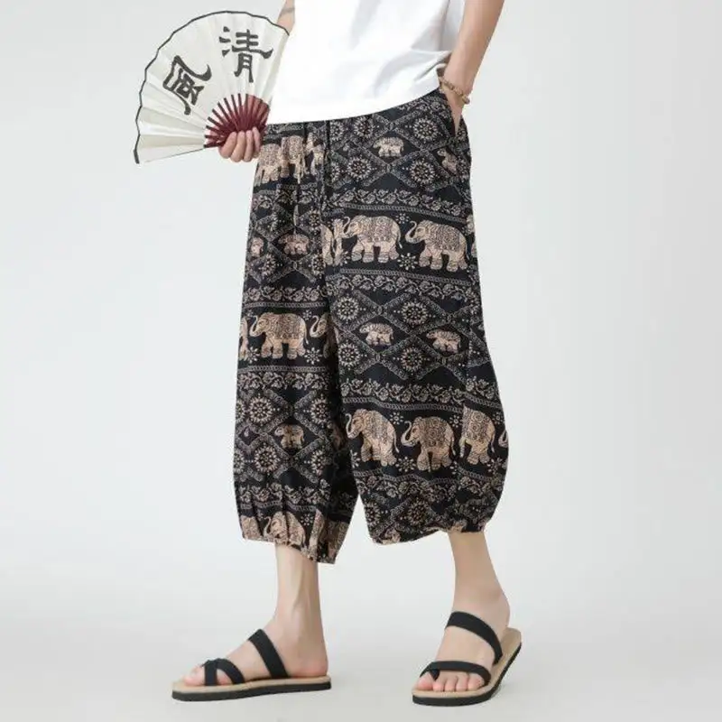 Patchwork Pocketed Pants