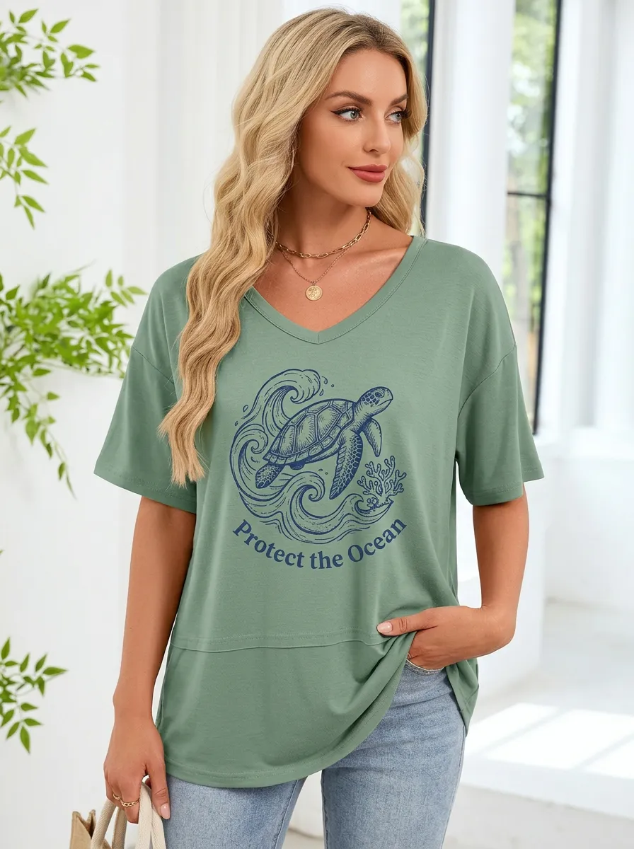 Ocean Lover Sea T-Shirt Classic