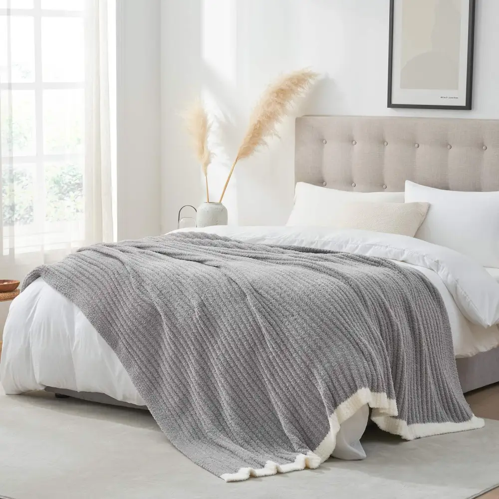 Cozy Ribbed Blanket