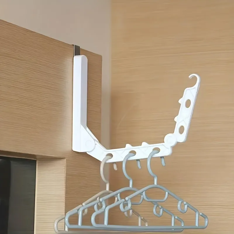 2 Pcs Foldable Closet Hanger Rack
