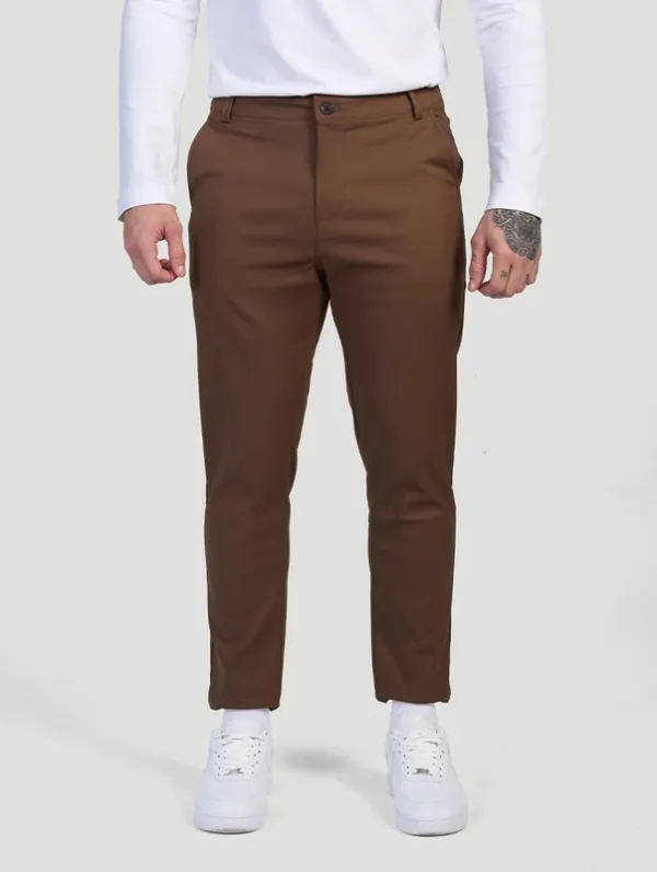 Brown Stretch Pants