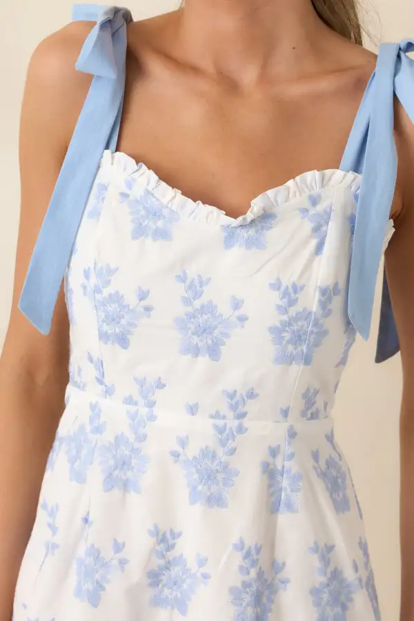 Embroidered Made Midi Dress