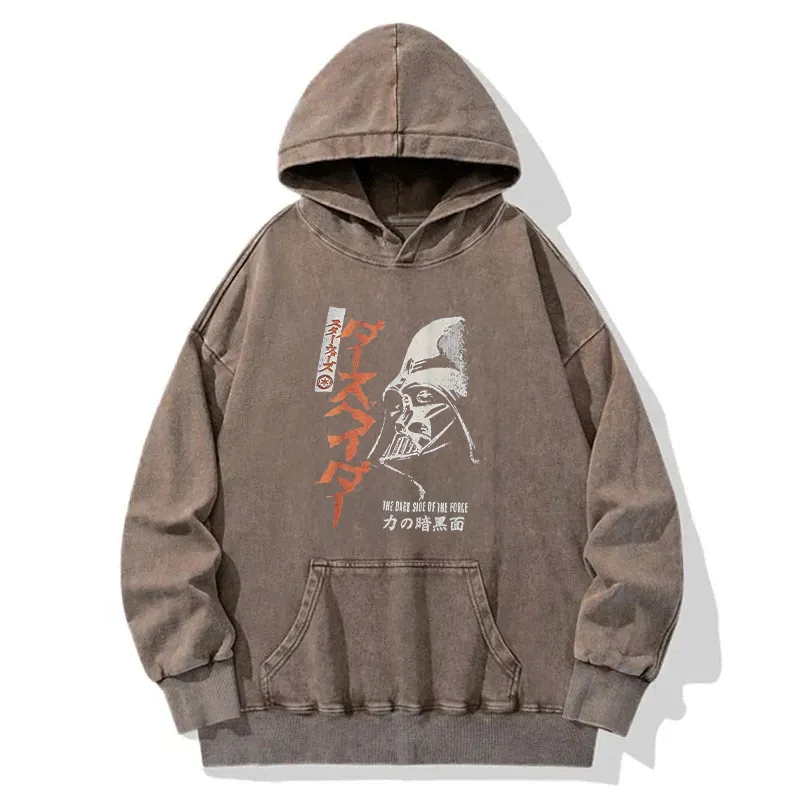 Ink Design Washed Hoodie