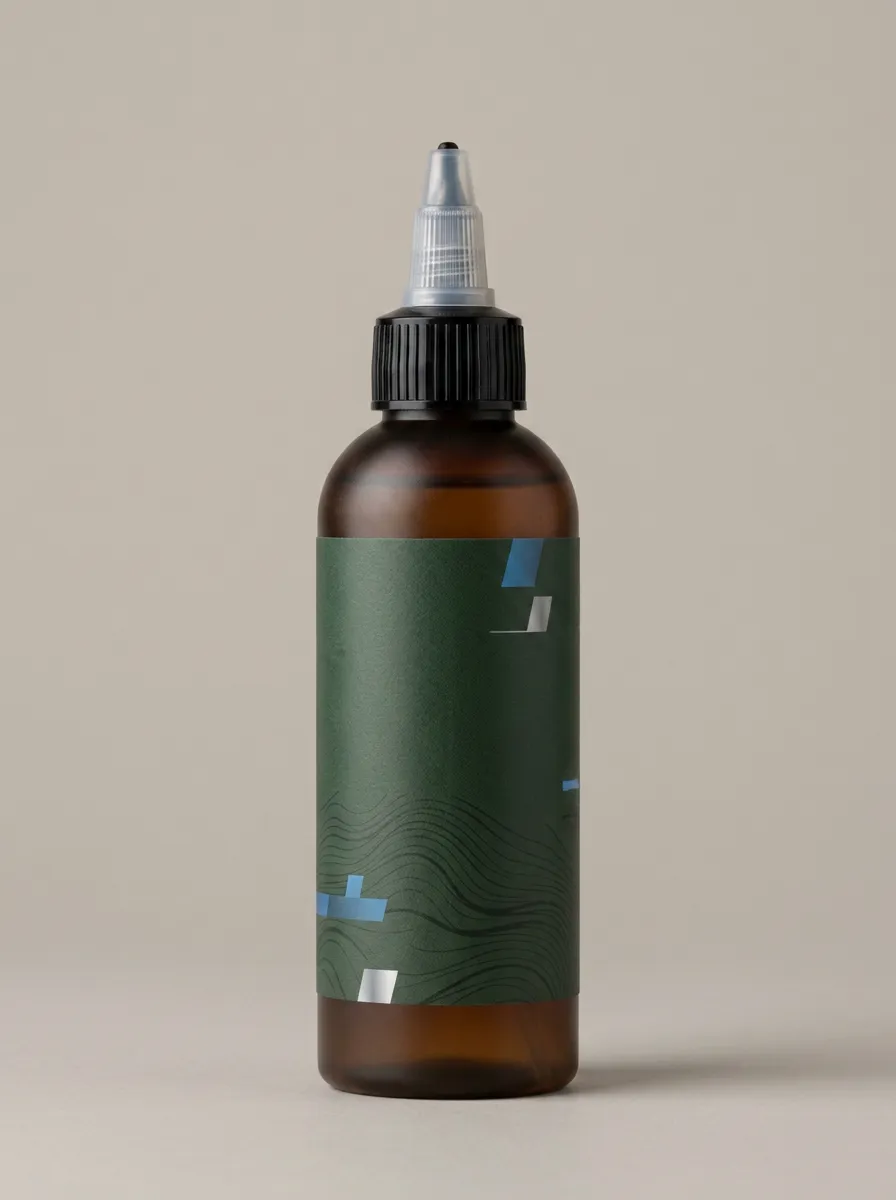 Fishing Bait Scent Reviver Topographic Pattern Scent Bottle