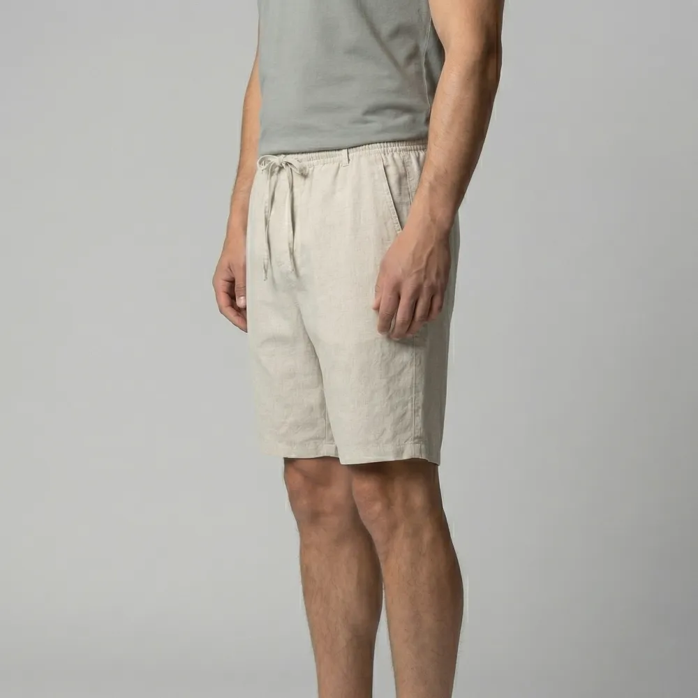 Workday Linen Shorts