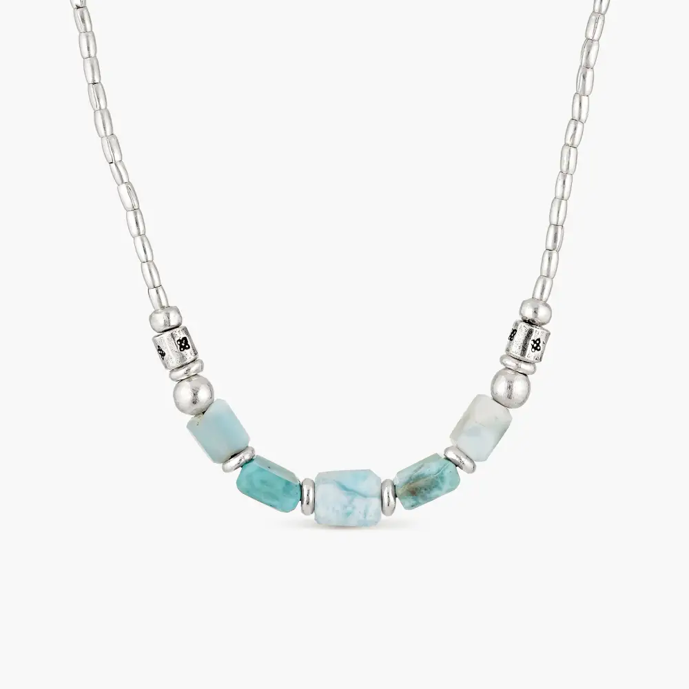 Larimar Beaded Necklace